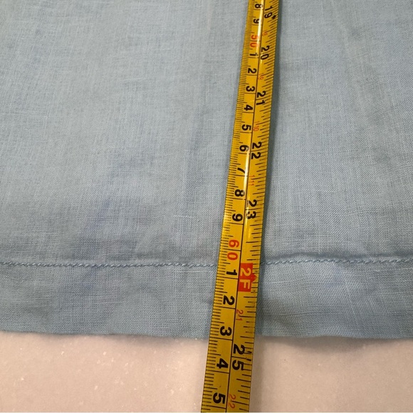 Eileen Fisher Women’s Light Aqua Green Linen Top Size Large. Oversized - Picture 7 of 7